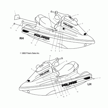 DECALS - W045098CA/IA (4990459045A09)