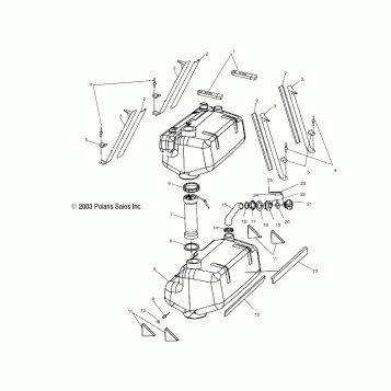 FUEL TANK - W045098CA/IA (4990459045A10)