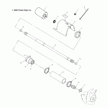 DRIVE SYSTEM - W045098CA/IA (4990459045B02)