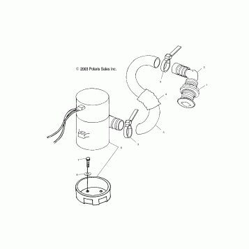 BILGE PUMP - W045098CA/IA (4990459045B09)