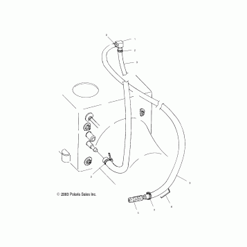 WATER SIPHON - W045098CA/IA (4990459045B10)