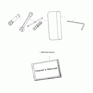 TOOL KIT - W045098CA/IA (4990459045C07)