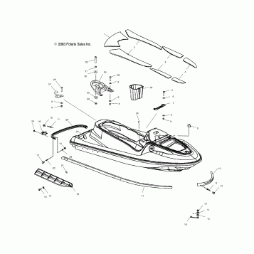 HULL and BODY - W045101CA/W045101IA (4990479047A05)