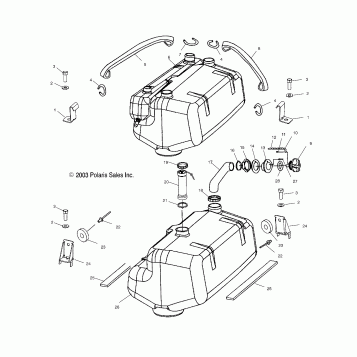 FUEL TANK - W045101CA/W045101IA (4990479047A09)