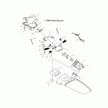 STEERING - W045101CA/W045101IA (4990479047A13)