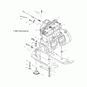 ENGINE MOUNTING - W045101CA/W045101IA (4990479047B06)