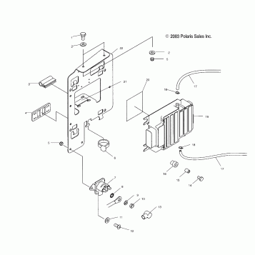 ELECTRICAL BOX MOUNTING - W045101CA/W045101IA (4990479047B08)