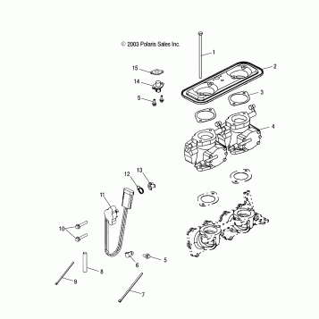 THROTTLE BODY - W045101CA/W045101IA (4990479047C05)
