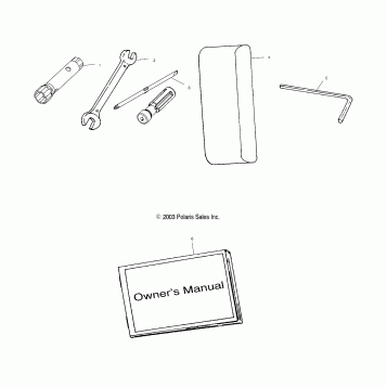 TOOL KIT - W045101CA/W045101IA (4990479047C09)