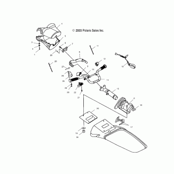 STEERING - W045197DA/IA (4990499049A13)