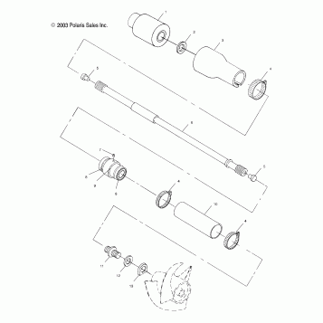 DRIVE SYSTEM - W045197DA/IA (4990499049B01)