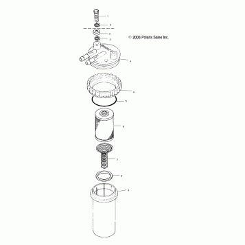 FUEL/WATER SEPARATOR - W045197DA/IA (4990499049B12)
