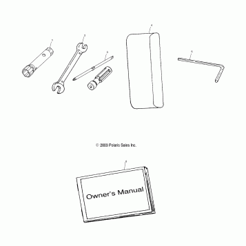 TOOL KIT - W045197DA/IA (4990499049C10)