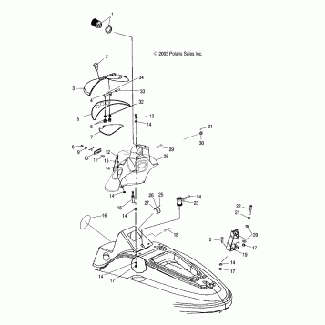 SHROUD - W045297DA/IA/IB (4990519051A03)