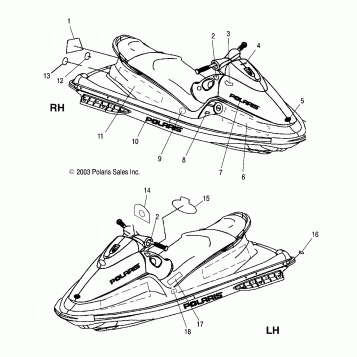 DECALS - W045297DA/IA/IB (4990519051A08)