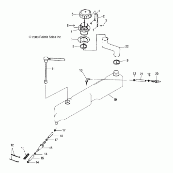 OIL TANK - W045297DA/IA (4990519051A12)