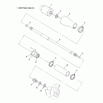 DRIVE SYSTEM - W045297DA/IA/IB (4990519051B01)