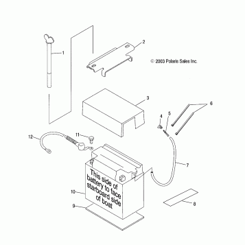 BATTERY - W045297DA/IA/IB (4990519051B05)