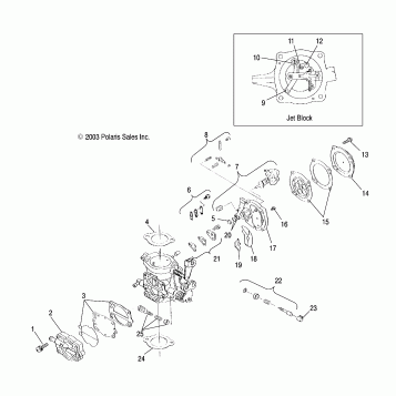 CARBURETOR - W045297DA/IA/IB (4990519051C04)