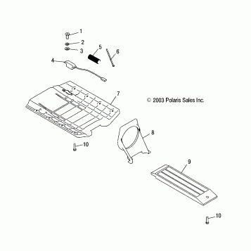 WATER INLET - W045303CA/IA (4990539053B03)