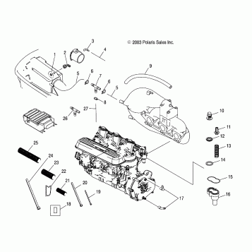 COOLING SYSTEM - W045303CA/IA (4990539053B07)