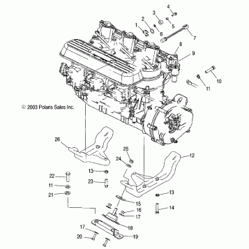 ENGINE MOUNTING - W045303CA/IA (4990539053B10)