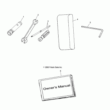 TOOL KIT - W045303CA/IA (4990539053C05)