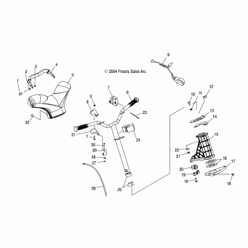 STEERING - W045304CA/IA/CB/IB/CC/IC (4990559055A10)
