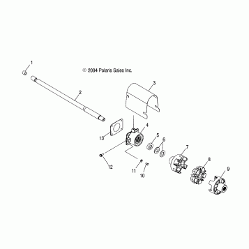 DRIVE SYSTEM - W045304CA/IA/CB/IB/CC/IC (4990559055A12)