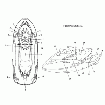 DECALS - W045304CA/IA/CB/IB/CC/IC (4990559055B08)