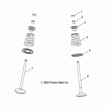 VALVES - W045304CA/IA/CB/IB/CC/IC (4990559055C03)