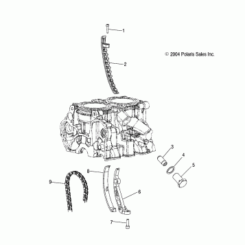 CHAIN TENSIONER - W045304CA/IA/CB/IB/CC/IC (4990559055C05)