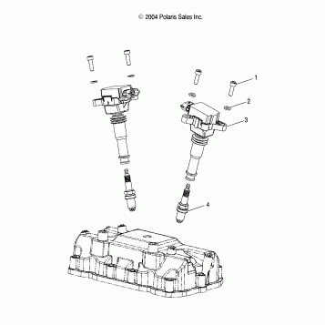 IGNITION COILS - W045304CA/IA/CB/IB/CC/IC (4990559055C11)