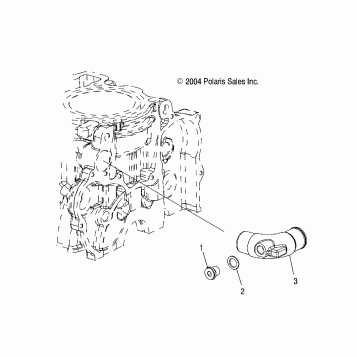 COOLANT ELBOW - W045304CA/IA/CB/IB/CC/IC (4990559055D08)