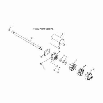 DRIVE SYSTEM - W045305CA/IA/CB/IB/IE/CC/IC/CD/ID/IF (4990579057A12)