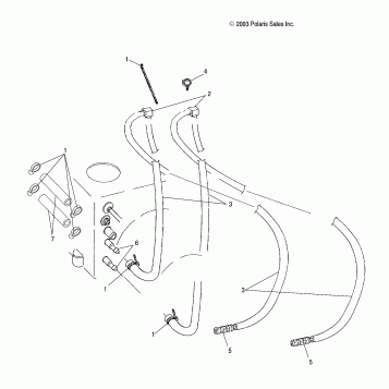 WATER SIPHON - W045305CA/IA/CB/IB/IE/CC/IC/CD/ID/IF (4990579057B02)