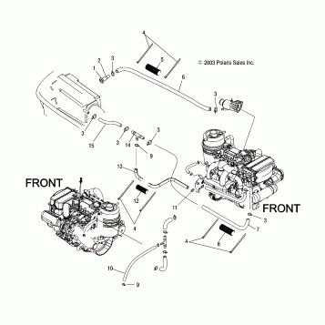 COOLING SYSTEM - W045305CA/IA/CB/IB/IE/CC/IC/CD/ID/IF (4990579057B04)