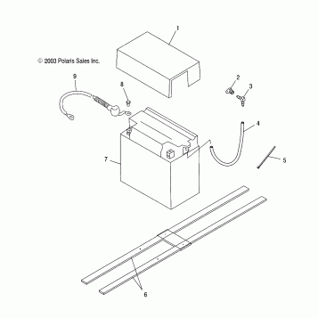 BATTERY BOX - W045305CA/IA/CB/IB/IE/CC/IC/CD/ID/IF (4990579057B06)