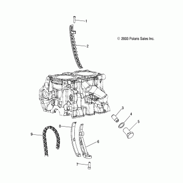 CHAIN TENSIONER - W045305CA/IA/CB/IB/IE/CC/IC/CD/ID/IF (4990579057C05)