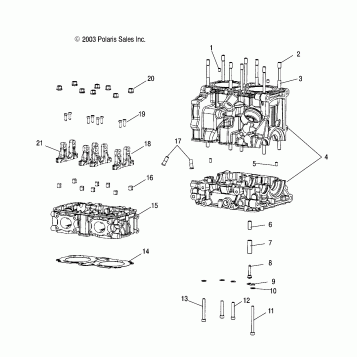 CYLINDER - W045305CA/IA/CB/IB/IE/CC/IC/CD/ID/IF (4990579057C07)
