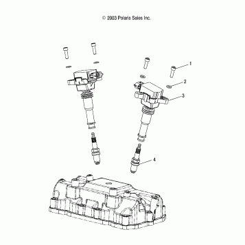 IGNITION COILS - W045305CA/IA/CB/IB/IE/CC/IC/CD/ID/IF (4990579057C11)