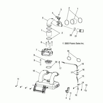 INTAKE and THROTTLE BODY - W045305CA/IA/CB/IB/IE/CC/IC/CD/ID/IF (4990579057D04)