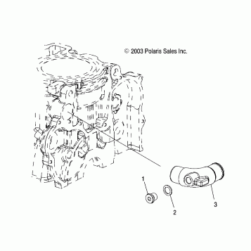 COOLANT ELBOW - W045305CA/IA/CB/IB/IE/CC/IC/CD/ID/IF (4990579057D08)