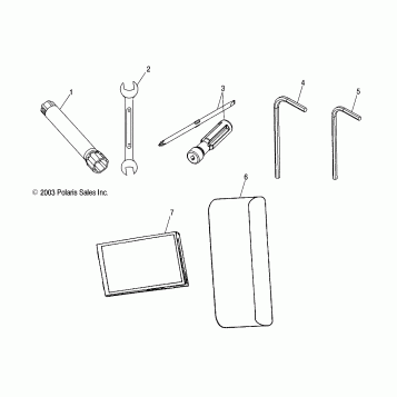 TOOL KIT - W045305CA/IA/CB/IB/IE/CC/IC/CD/ID/IF (4990579057D11)