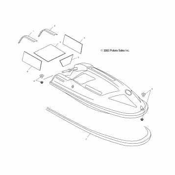 TRIM and BUMPER - W045402DA (4990599059A03)