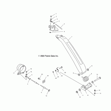 STEERING HANDLEPOLE - W045402DA (4990599059A09)
