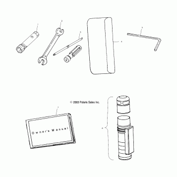 TOOL KIT - W045402DA (4990599059B07)