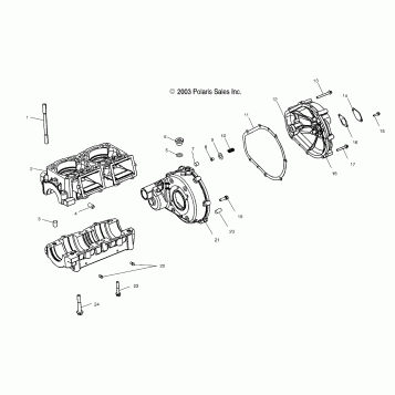CRANKCASE - W045402DA (4990599059B08)