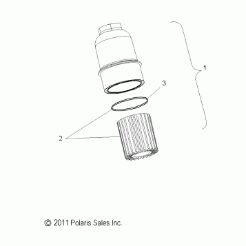OIL FILTER - W045304CA/IA/CB/IB/CC/IC (49SNOWOILFILTER04PWC)