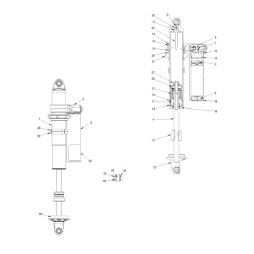SUSPENSION, FRONT SHOCK INTERNALS - Z26NMX99A4/A6 (7046371)